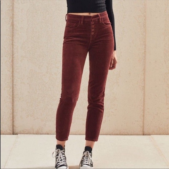 PacSun Pants - PacSun Maroon Corduroy Pants